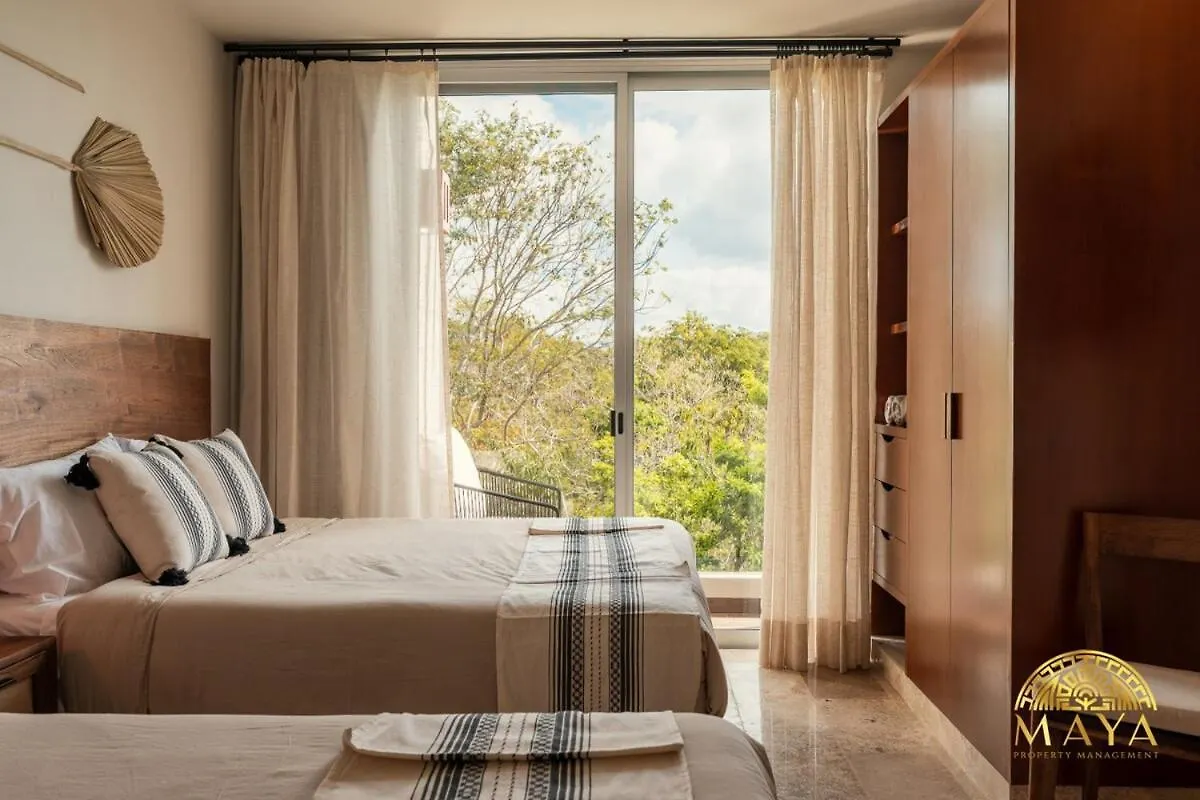 Nhoa 312C Lux 1Br Condo Top Jungle View Aldea Zama Тулум 0*,