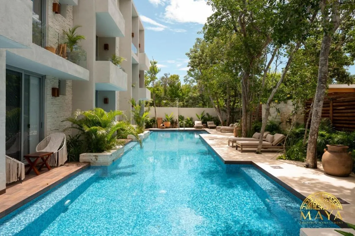 Апартаменты Nhoa 312C Lux 1Br Condo Top Jungle View Aldea Zama Тулум