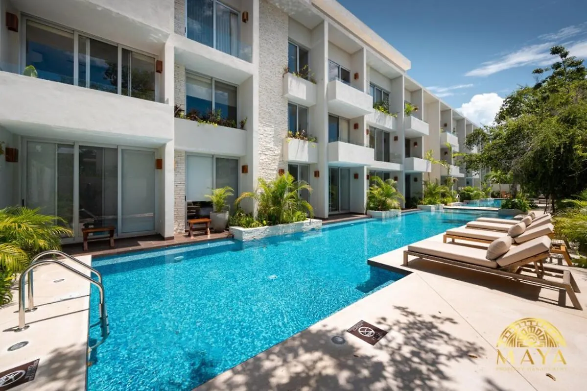 Nhoa 312C Lux 1Br Condo Top Jungle View Aldea Zama Тулум